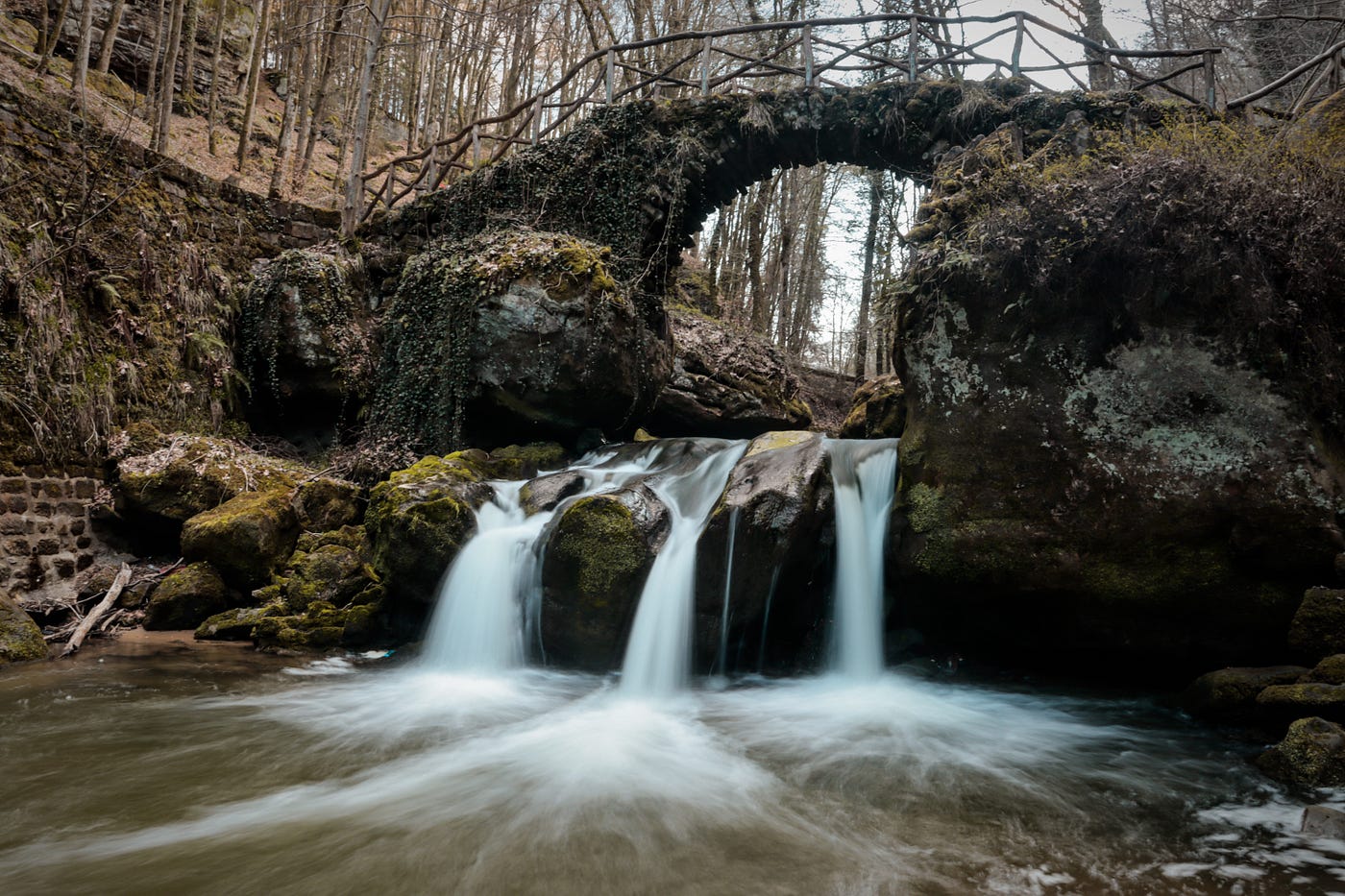 Mullerthal Waterfall by Vish and Trip